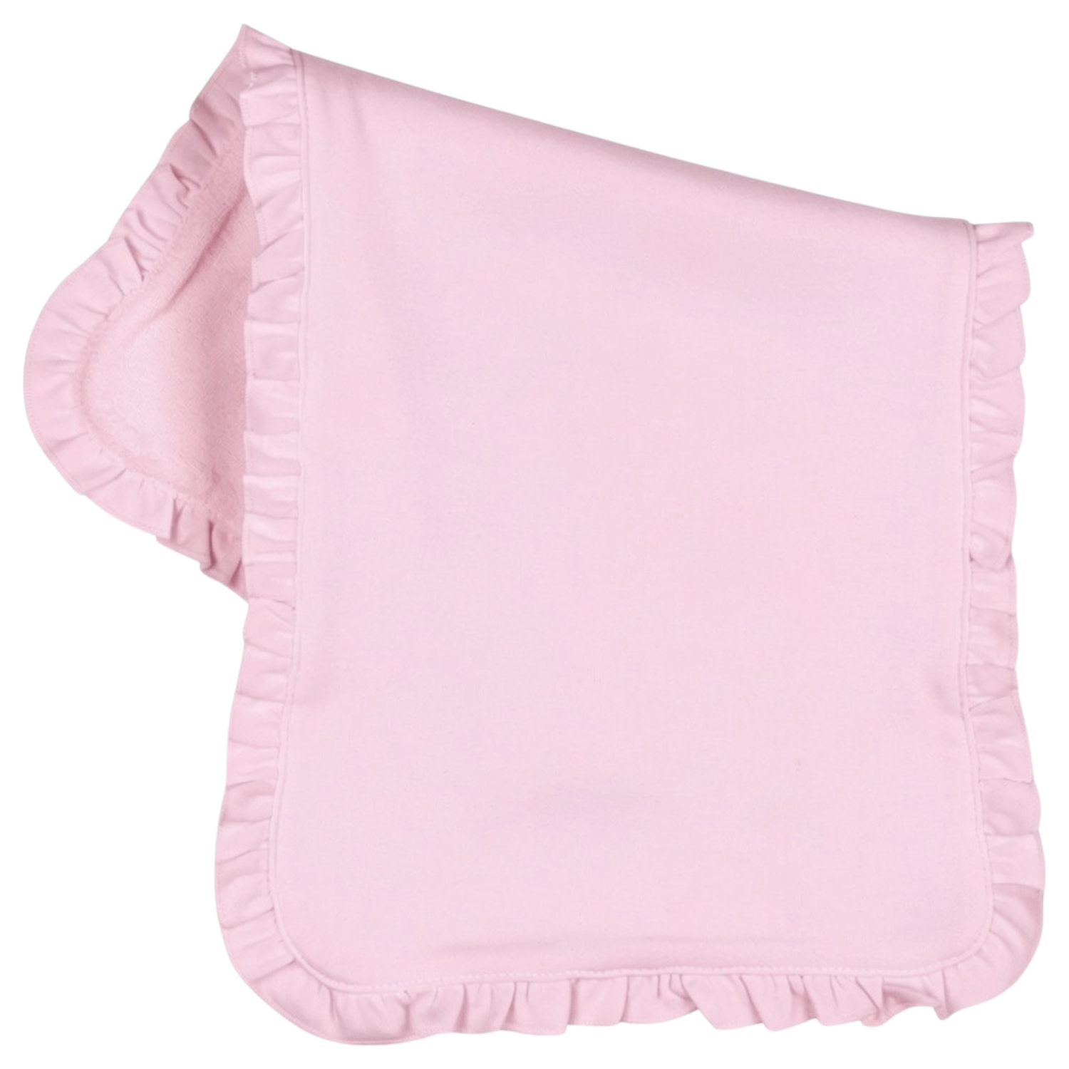 Blank Infant Burp Cloth - Ruffle